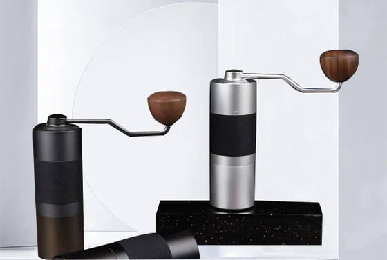 Mini Luxury Coffee Grinder Metal Wooden Hand Coffee Grinder Portable