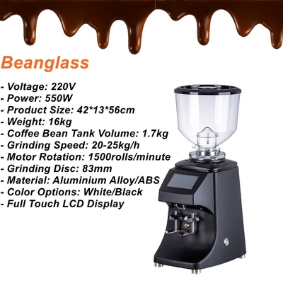 Intelligent Commercial Coffee Bean Grinder Espresso Coffee Grinder