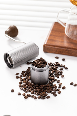 Portable Outdoor Coffee Grinder 25g Coffee Powder Bin Mill