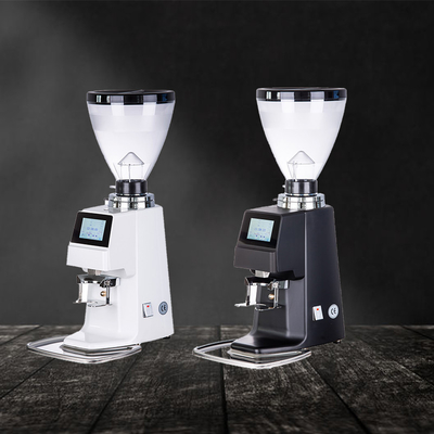Aluminium Alloy Commercial Coffee Grinder Touchscreen 370W