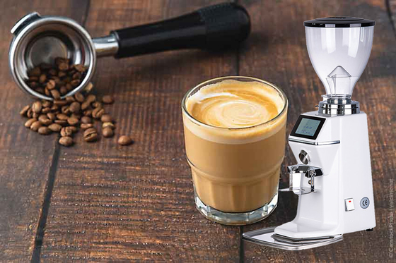 High Power 370W Espresso Grinder With Coffee Powder Container