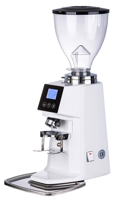 Touch Screen Coffee Grinder 370W Black / White Electric Bean Mill 10-15kg/h Grinding Speed