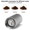Modern Aluminum Manual Coffee Grinder Customized Logo For Commercial