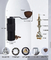 Aluminium Alloy Hand Manual Coffee Grinder For Home / Outdoors 167 X 175 X 55mm