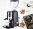 ABS Flat Burr Automatic Commercial Coffee Grinder 220V 370W