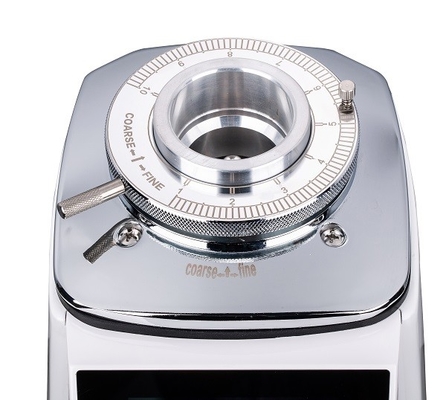 Touch Screen Commercial Coffee Grinder 550W Power Custom Voltage Aluminium Alloy/ABS 64mm Grinding Disc